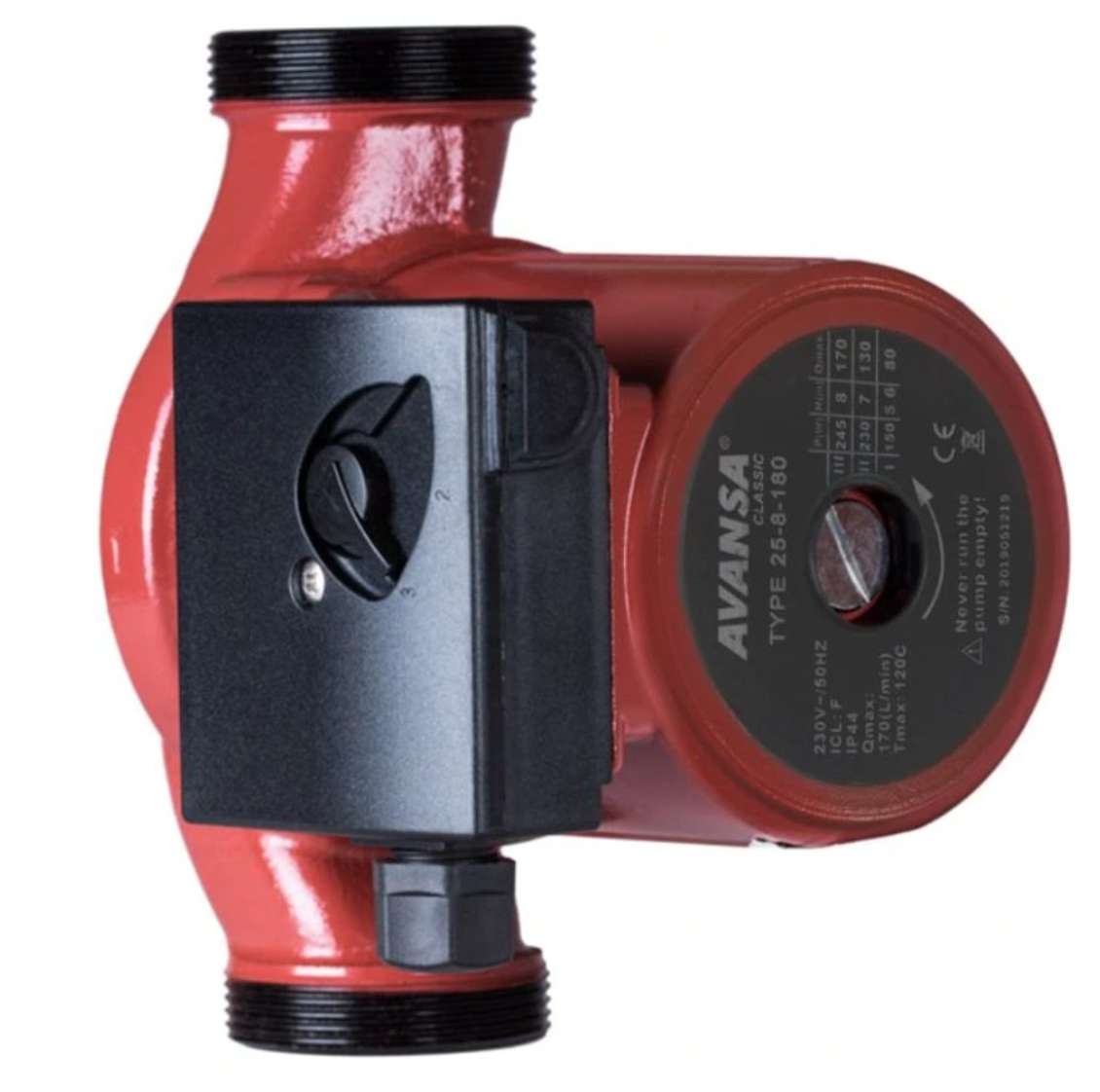 Avansa cirkulationspump 25/8/180