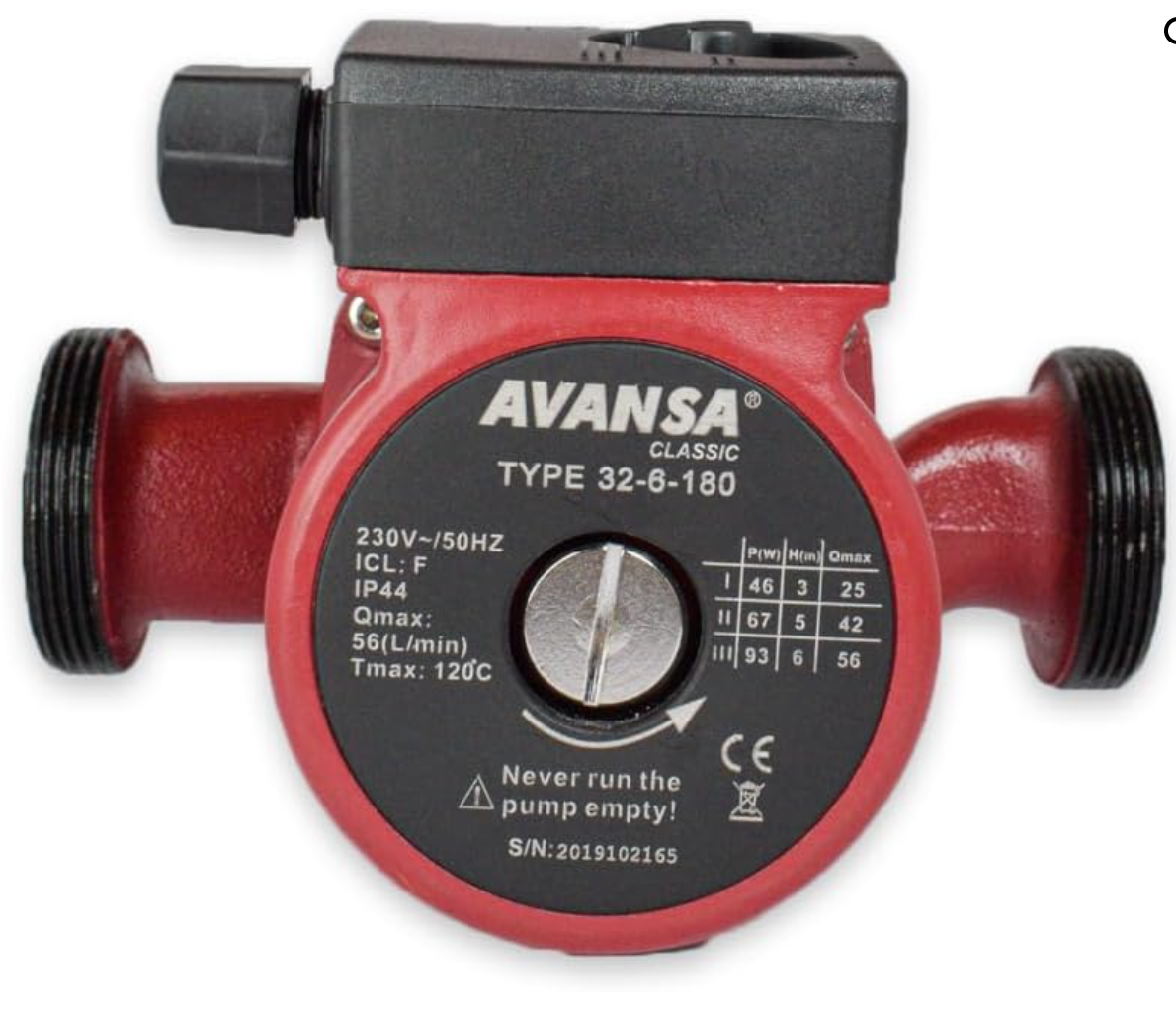 Avansa cirkulationpump 32/6/180